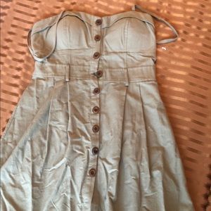 Two Summer dress, green and cute, burgundy fitted